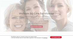 Desktop Screenshot of careforwomen.nl